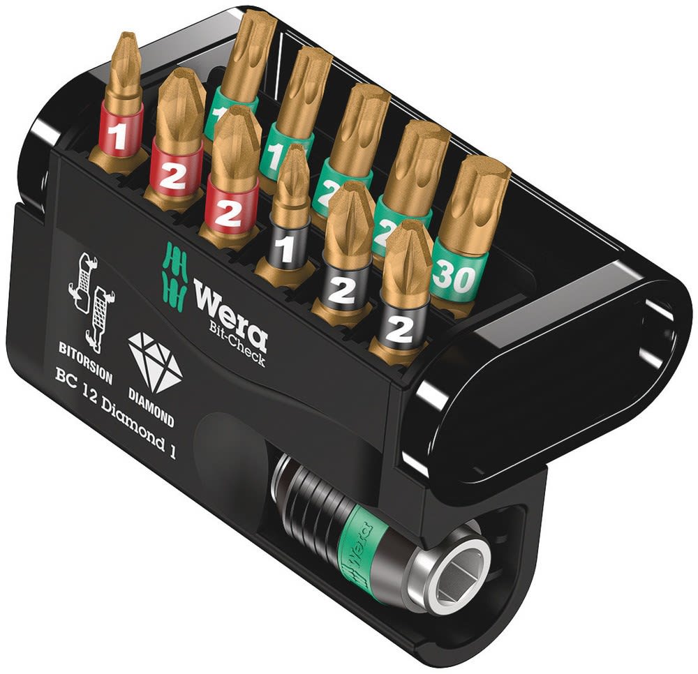 Wera Bitset Bit-Check Diamond 1 12-Delig