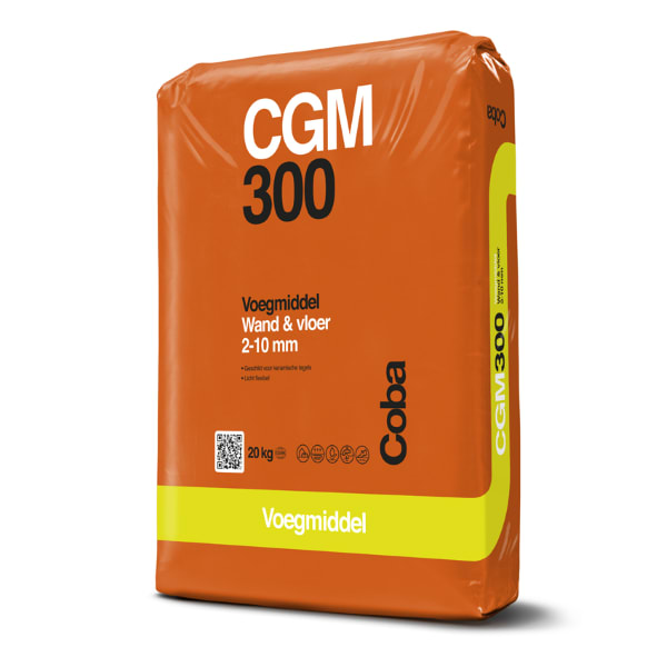 Coba CGM300 Voegmiddel Vloer En Wand 20kg Zilvergrijs