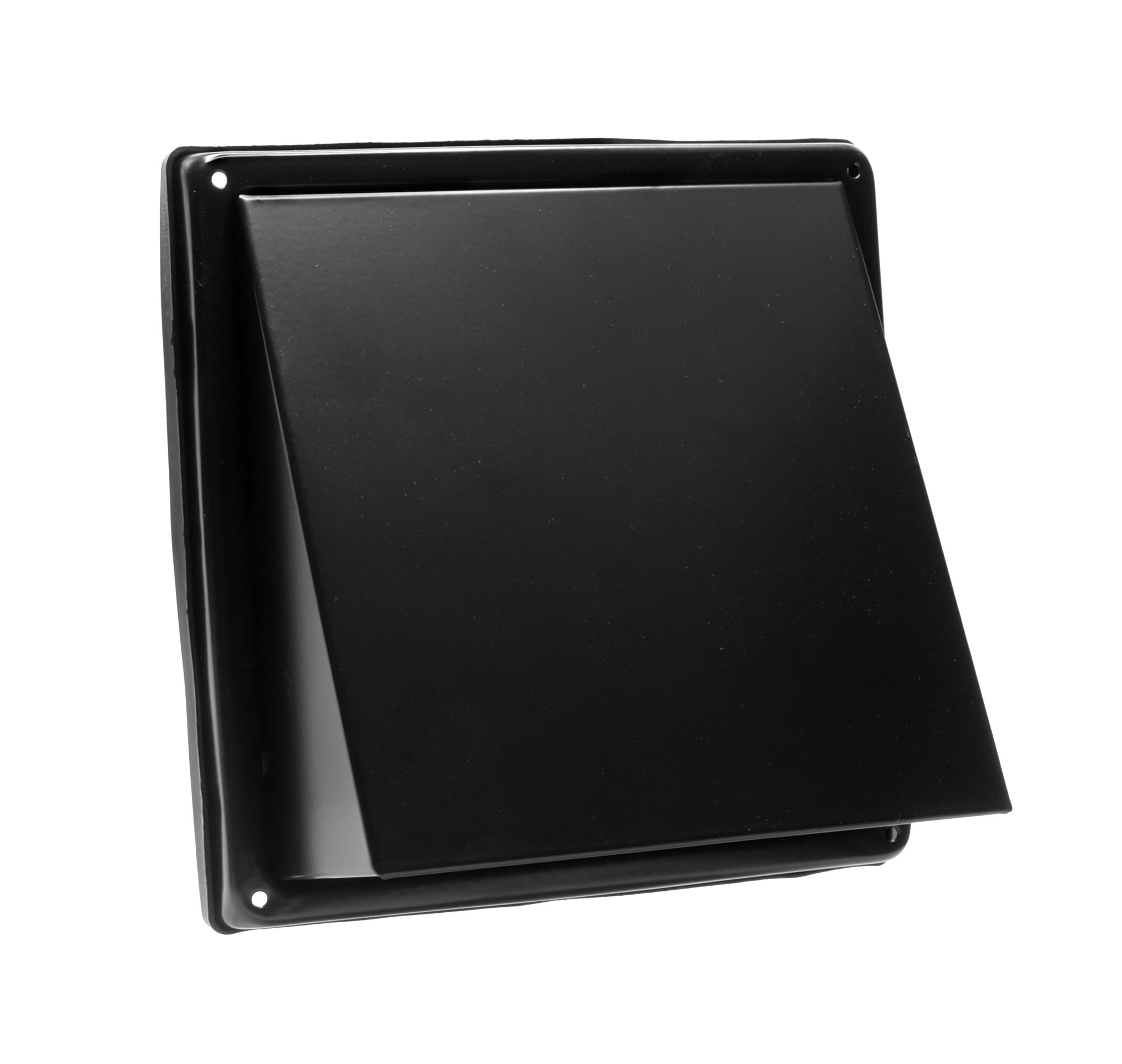 Buitenrooster Schuine Kap 125mm RVS Zwart