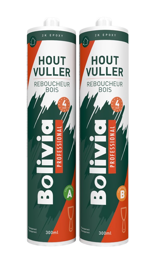 Bolivia Houtvuller Epoxy 2K 2x300ml 4uur