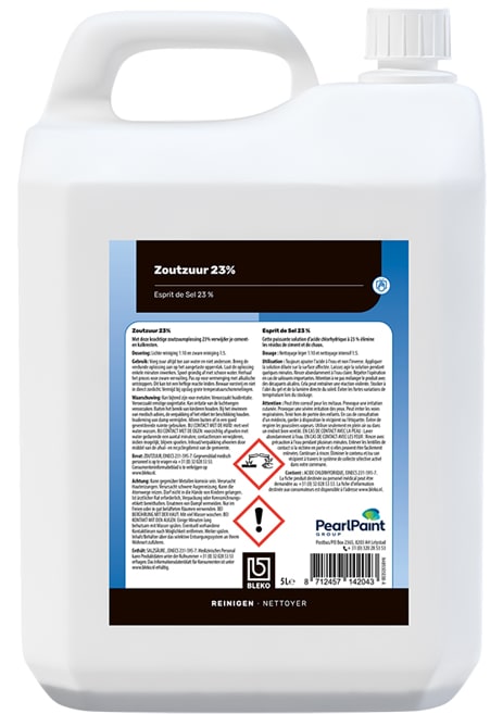 Bleko Zoutzuur Oplossing 23% 5L