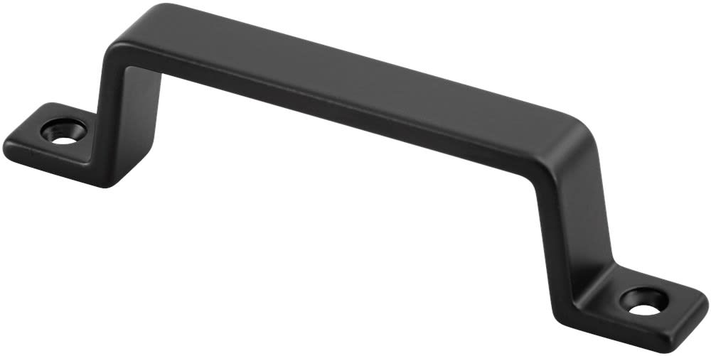 Hermeta Greep 4201-18 110mm Opschroevend Mat Zwart Aluminium