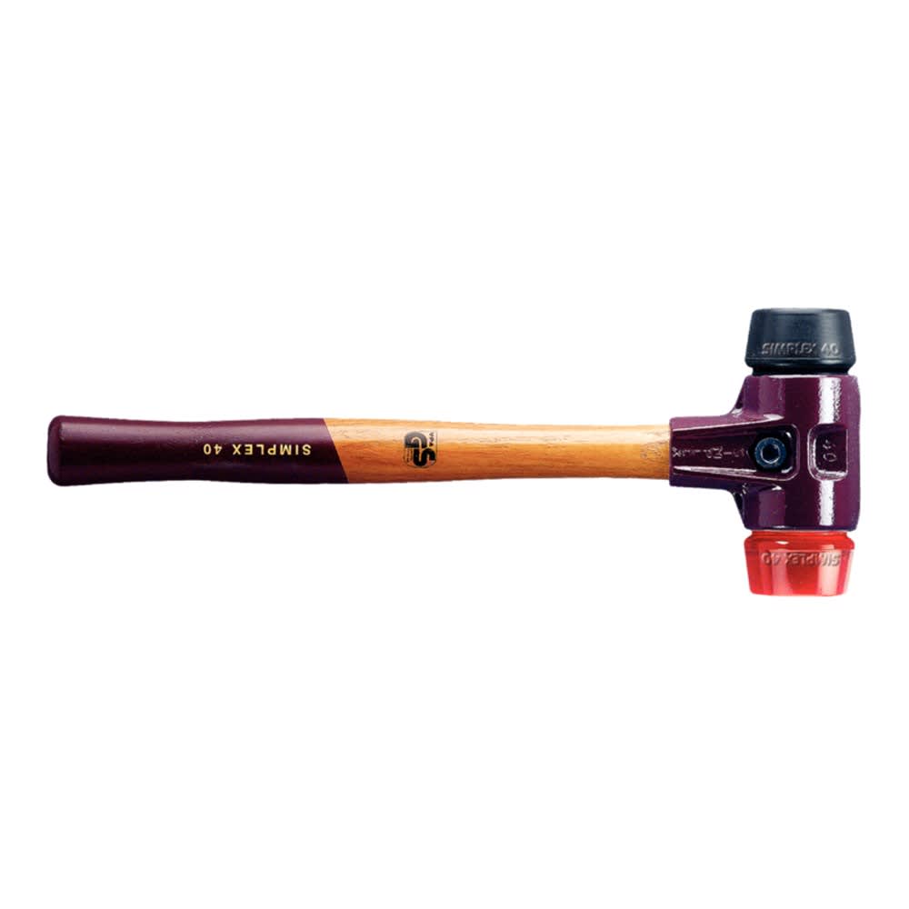 Halder Combinatiehamer Simplex 40mm Rubber/Plastic