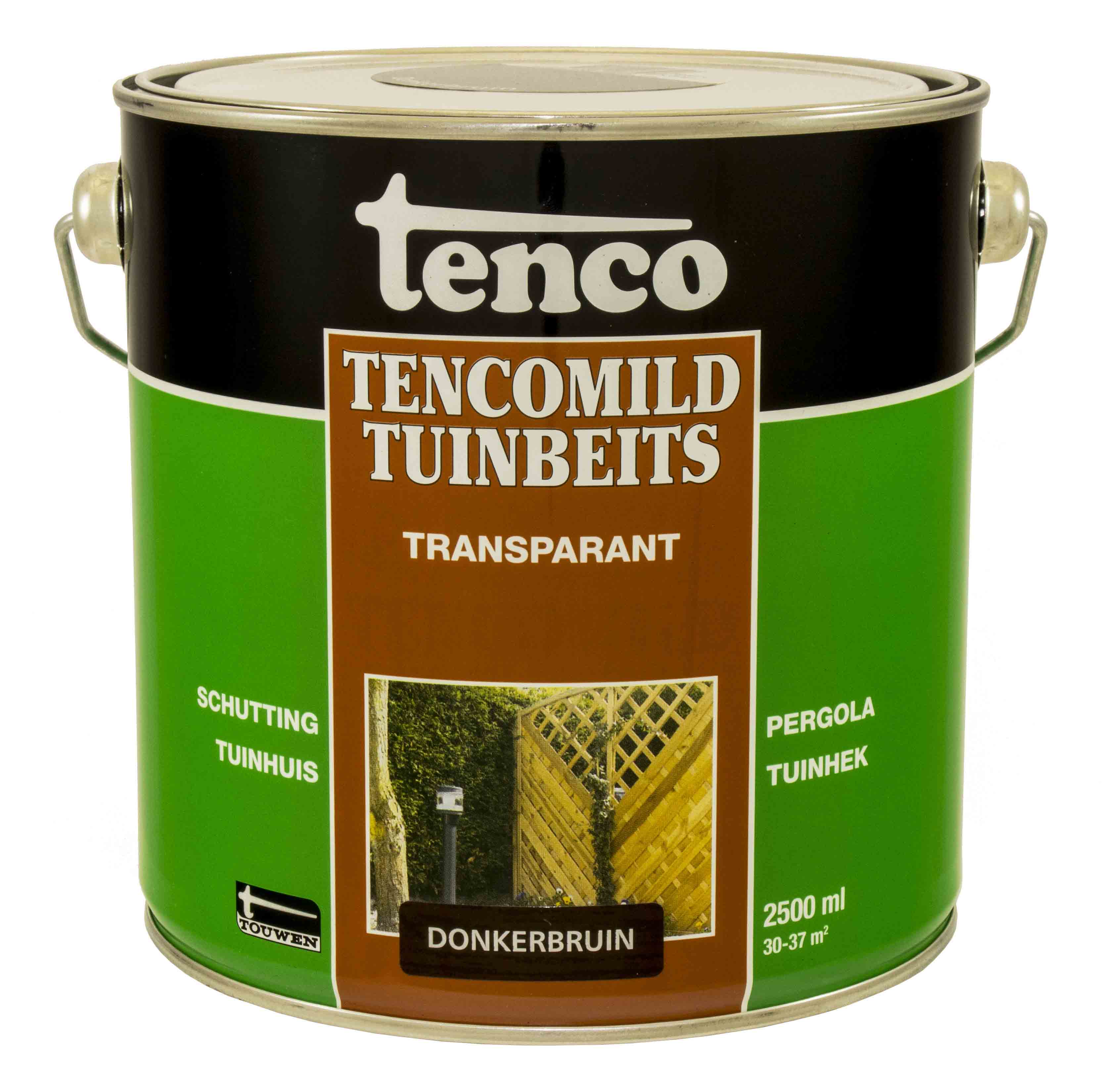 Tencomild Tuinbeits Transparant 2.5L Donkerbruin