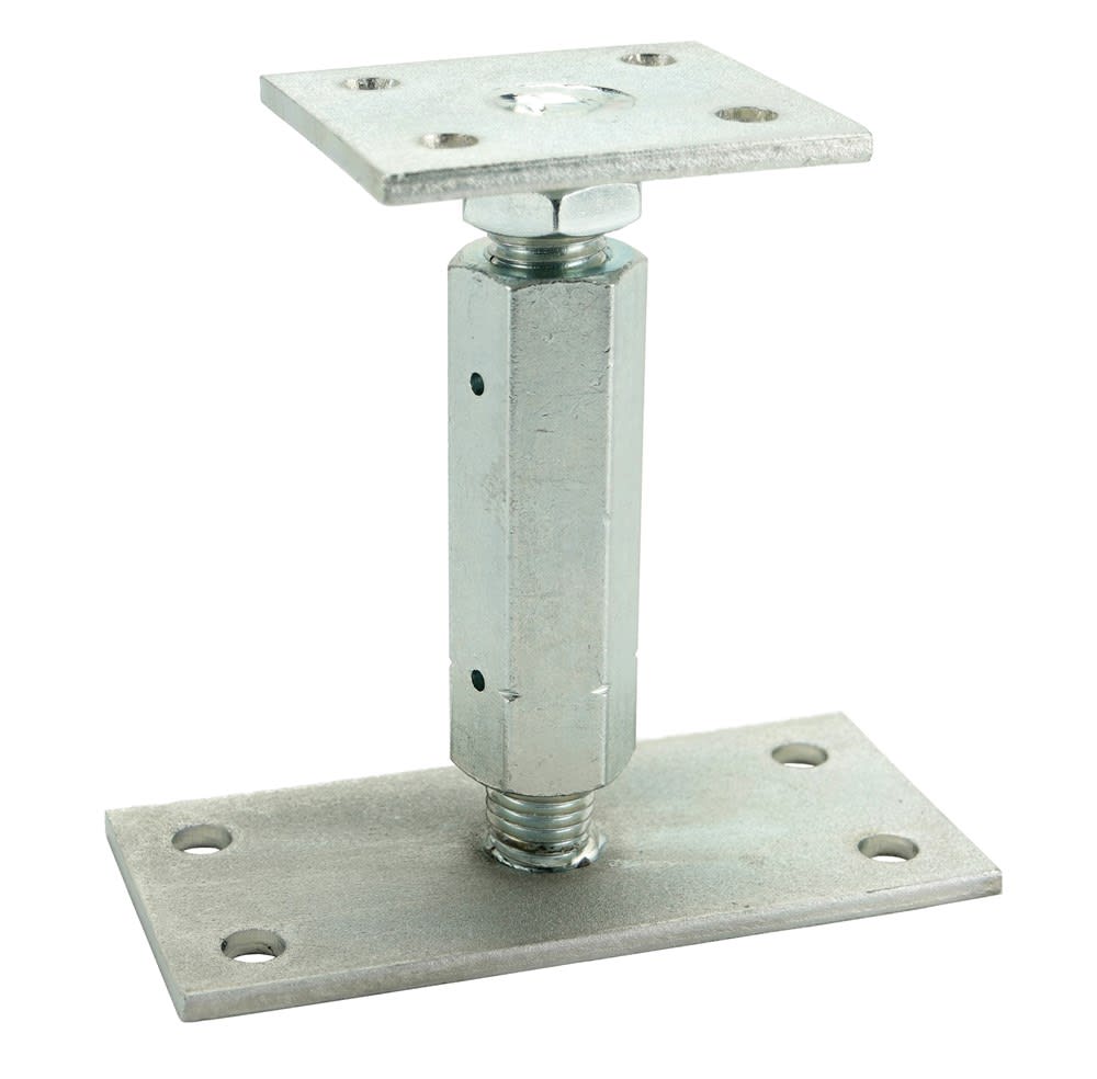 GB Kolomsteun M20 150x70mm Verstelbaar Elektrolytisch Verzinkt 736920