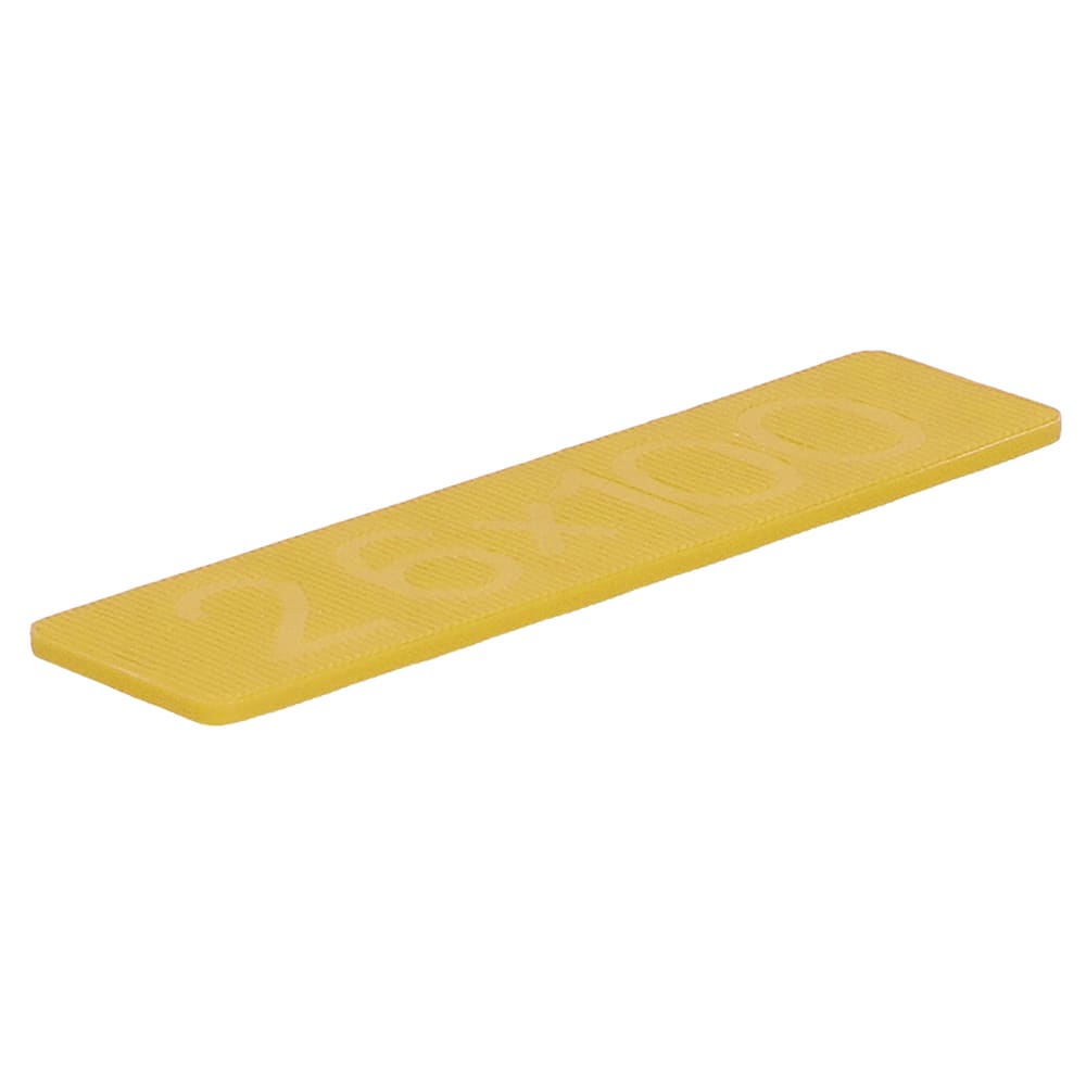 Product afbeelding voor Milli-Max Glasblokje 4x26x100mm Geel 1000st
