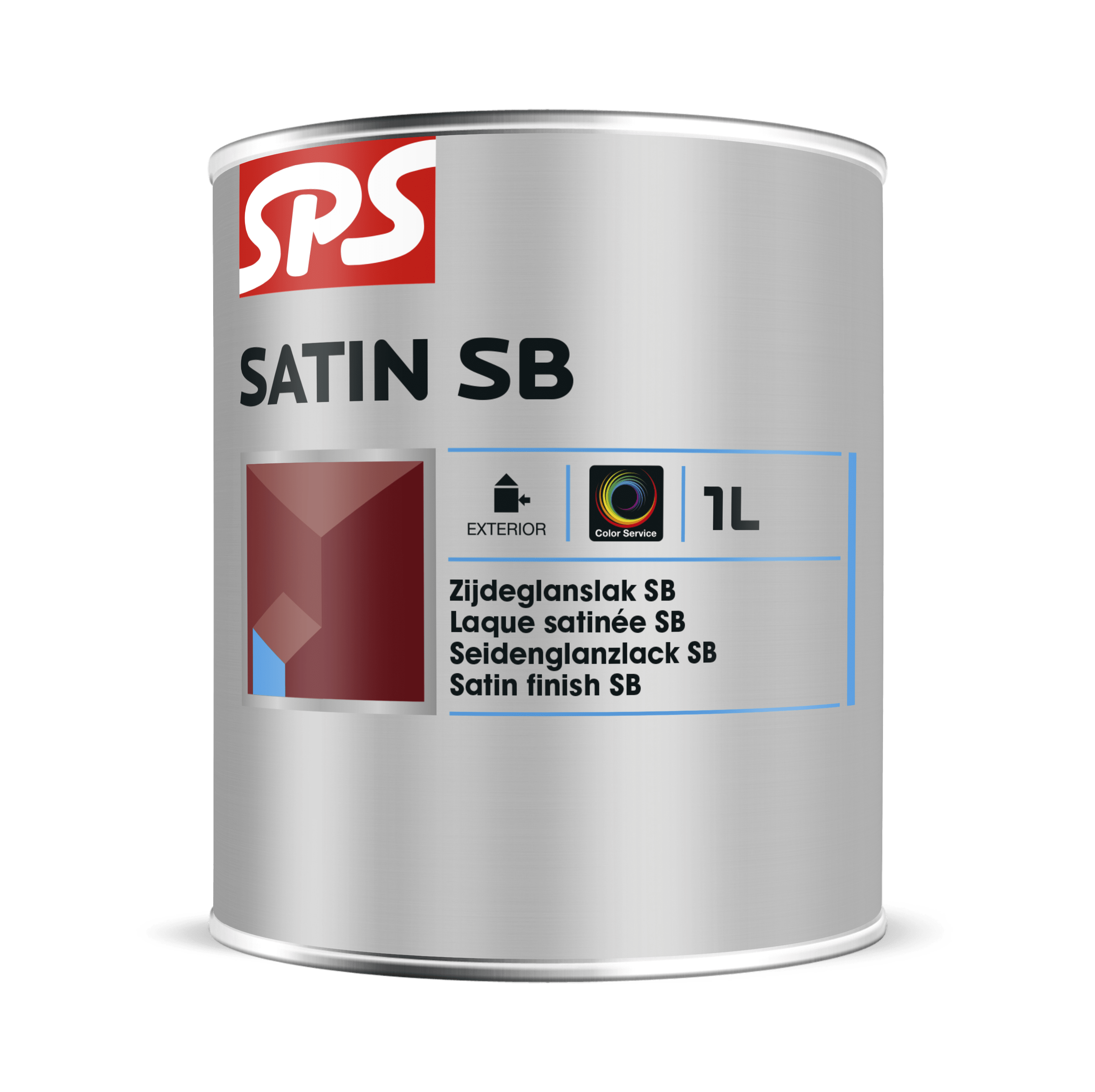 SPS Satin SB Zijdeglanslak Buiten 1L Basis P