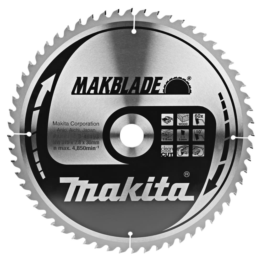 Makita Cirkelzaagblad 315x30x2,8mm 60tands B-46193