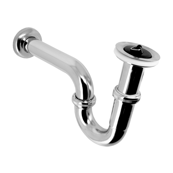 Product afbeelding voor Bonfix Wastafelsifon 5/4x32mm Messing Verschroomd Met Plug 