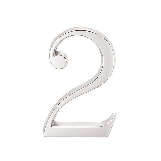 Skantrae Huisnummer Chroom Nr 2 Titanium