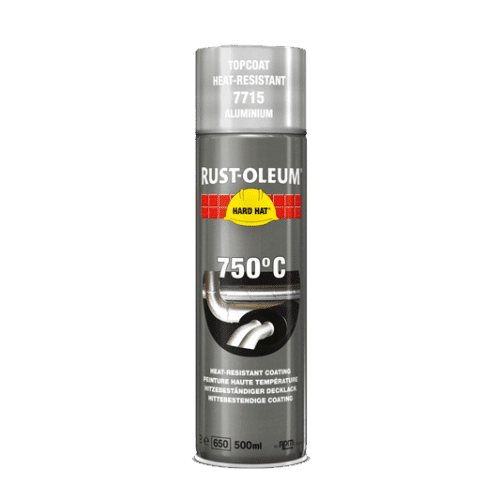 Rust-Oleum Deklaag Hard Hat 7715 500ml Aluminium Hittebestendig