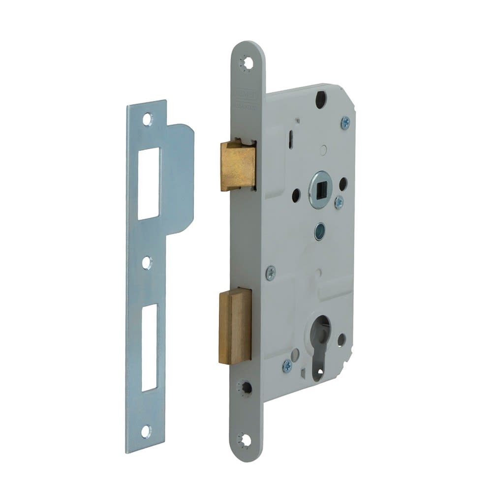 Product afbeelding voor Nemef Dag- En Nachtslot 549/4 Draairichting 2 PC72 Doornmaat 50mm Staal Gelakt