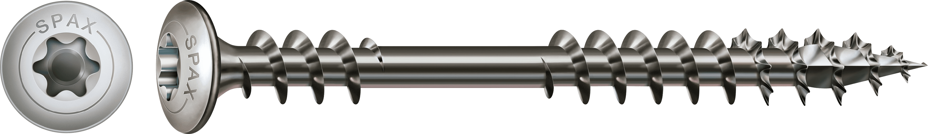 Spax Vlonderschroef 5x56/28mm Sierkop TX-20 RVS A2 100st