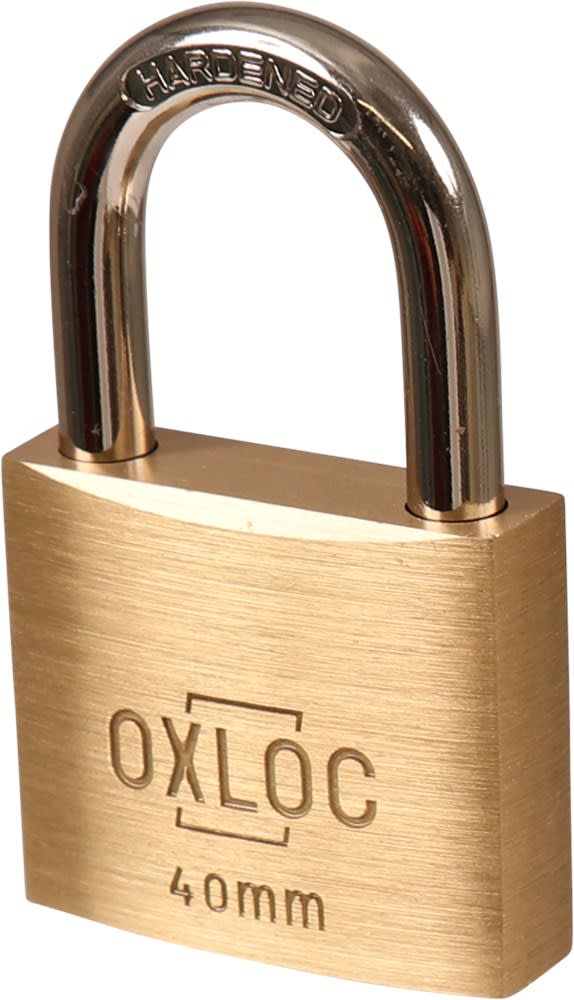 Oxloc Hangslot Verschillend Sluitend 40mm Staal Met 2 Sleutels