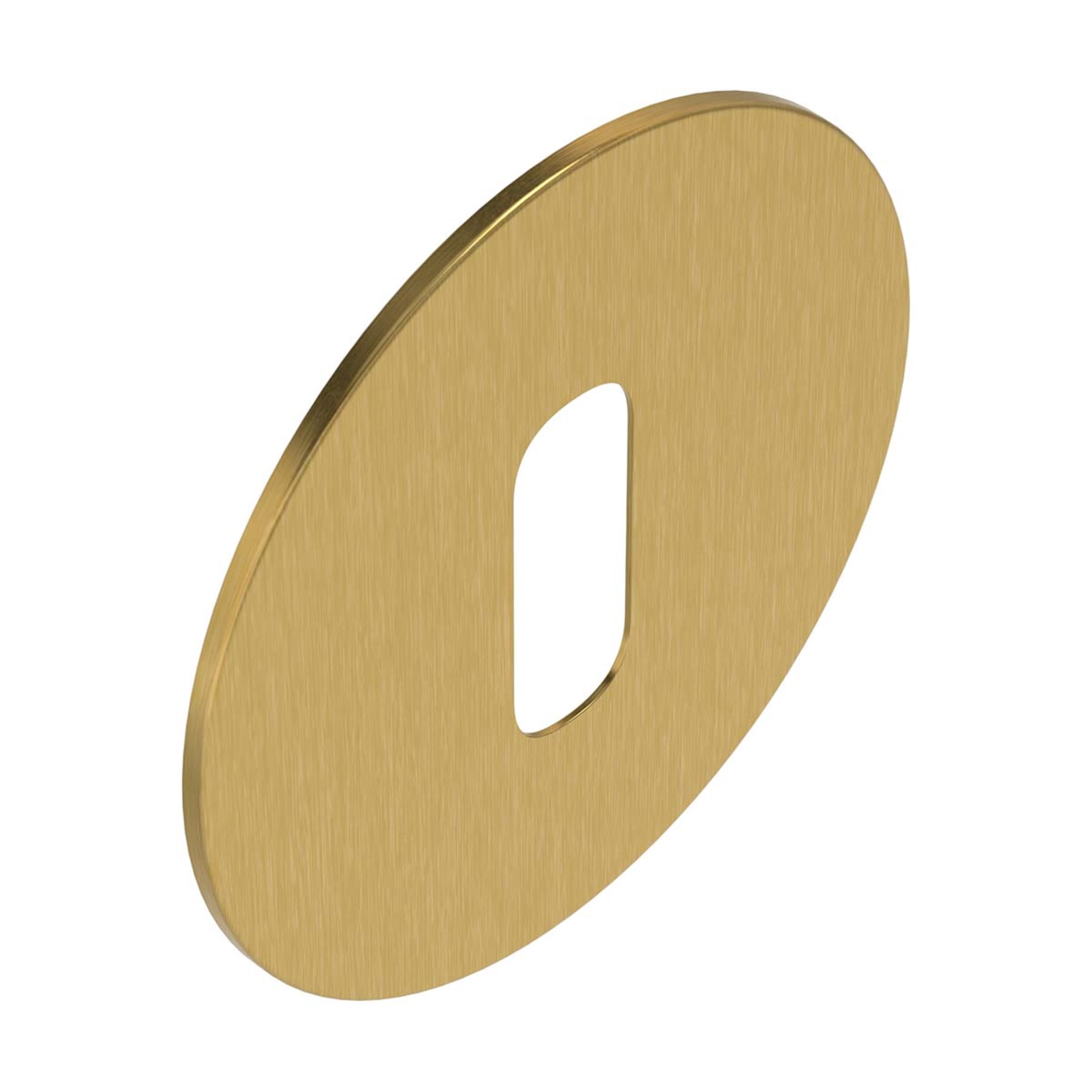 Product afbeelding voor Skantrae Sleutelrozet Orbit Flat Messing