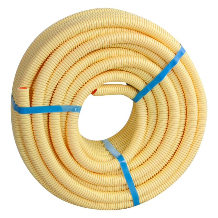 Installatiebuis 5/8 20m Flexibel Geel