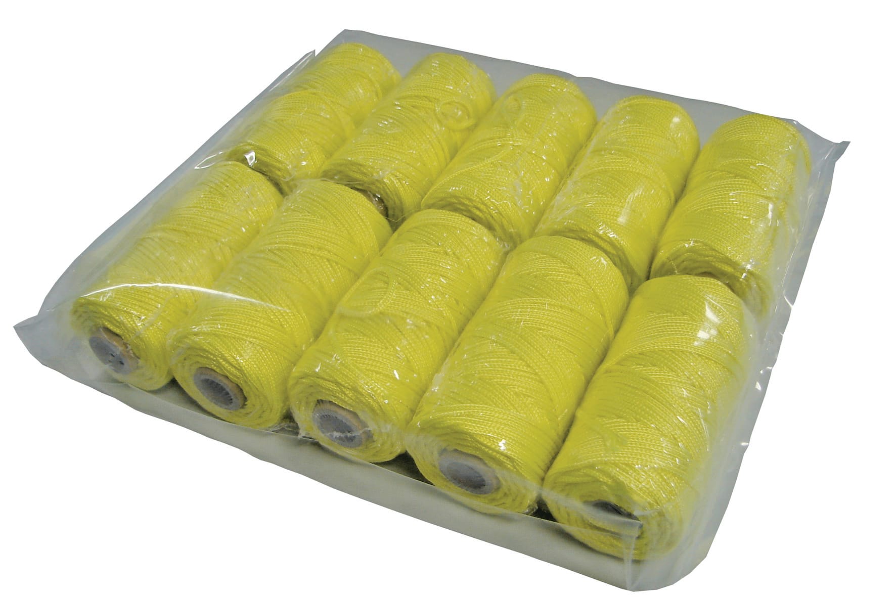 Metselkoord Gevlochten 1,5mm 50m Fluorescerend Geel 10st