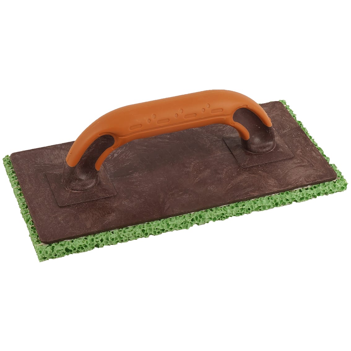 Super Prof Schuurspons Middelgrof 280x140x10mm Met SuperSoft Handgreep Groen