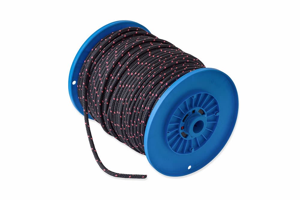 DX Trimlijn 6mm Polypropyleen Gevlochten Zwart/Roze