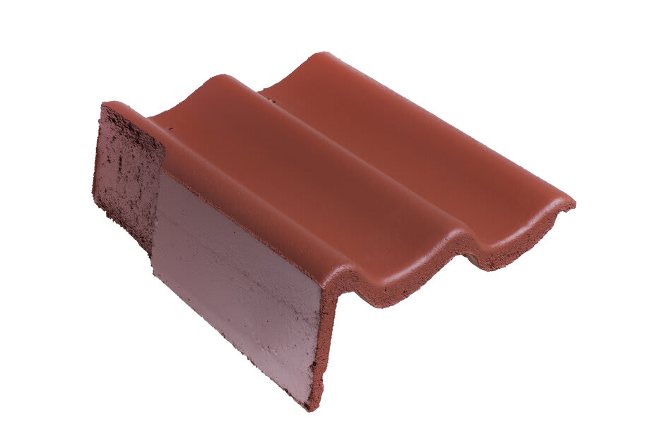 Monier Sneldek Classic Novo+ Gevelpan Links Rood Novo+