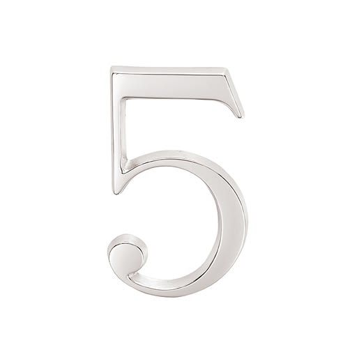 Skantrae Huisnummer Chroom Nr 5 Titanium