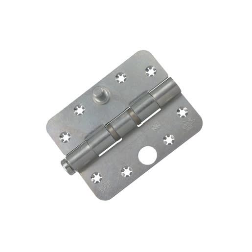 AXA Schijfscharnier 114x90x3mm Ronde Hoeken SKG2 Verzinkt
