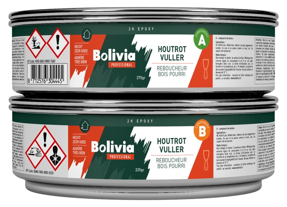 Bolivia Houtrotvuller Epoxy 2K 500gr