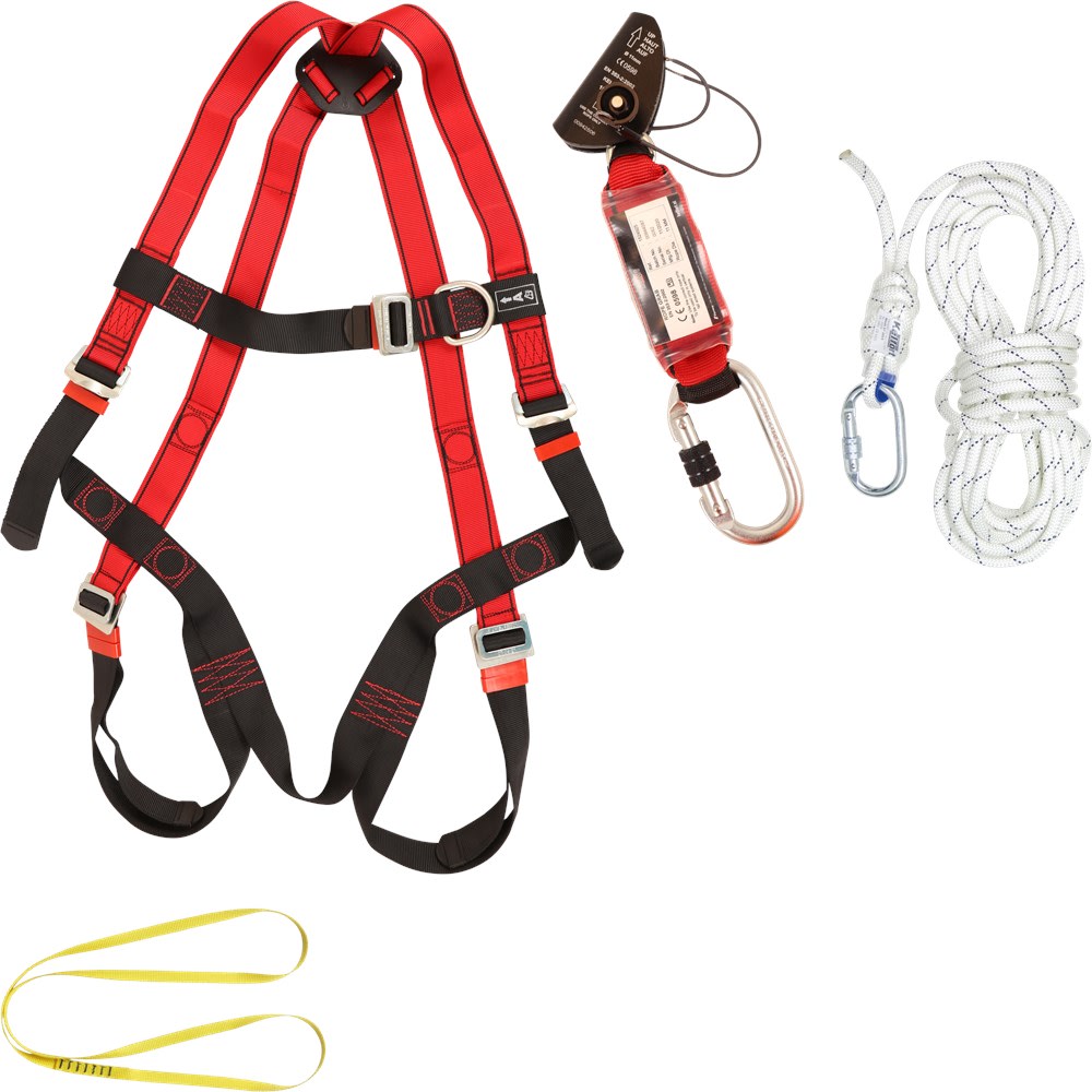 Kelfort Valbeveiligingsset Platte en Hellende Daken Rood