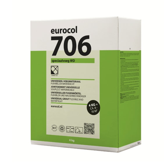 Product afbeelding voor Eurocol 706 Speciaalvoeg WD 4kg Grijs