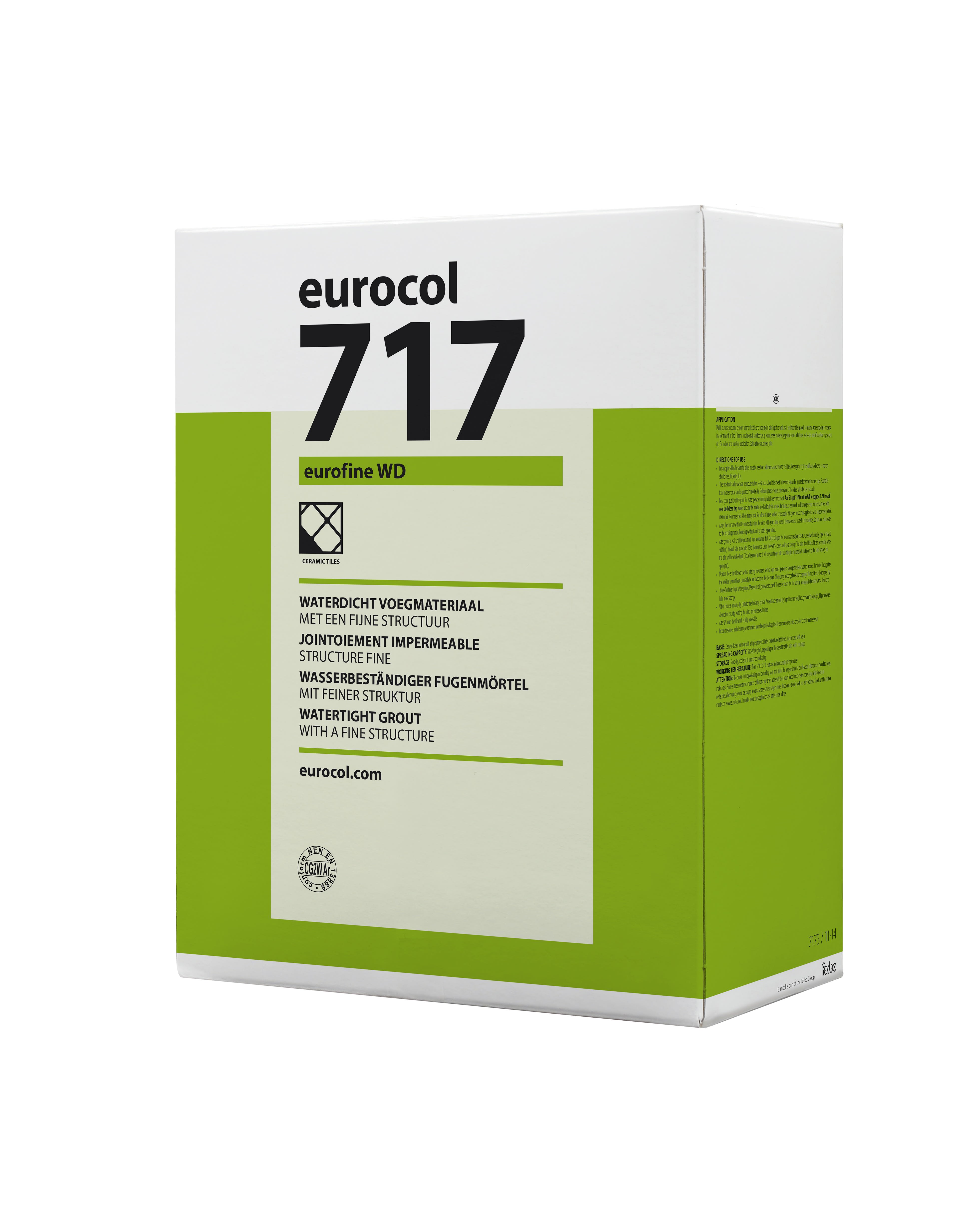 Eurocol 717 Eurofine WD 4kg Zilvergrijs
