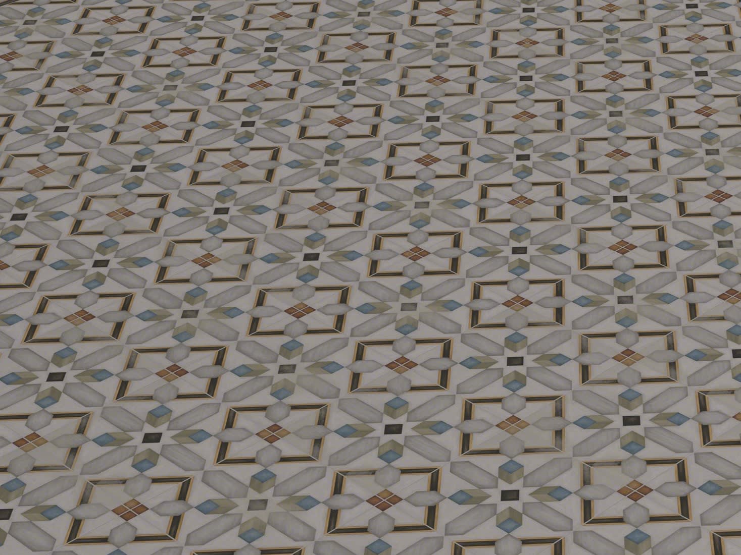 Product afbeelding voor Decortegel Vodevil Demel Multi. 20x20cm 8mm Mat R9