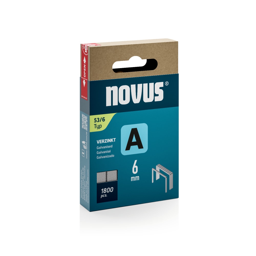 Novus Niet A53 6mm Dundraad 1800st