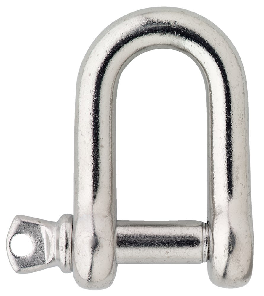 DX D-Sluiting 6mm RVS A4