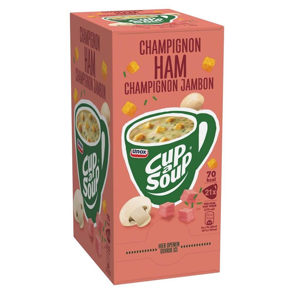 Cup-A-Soup Champignon/Hamsoep 21st