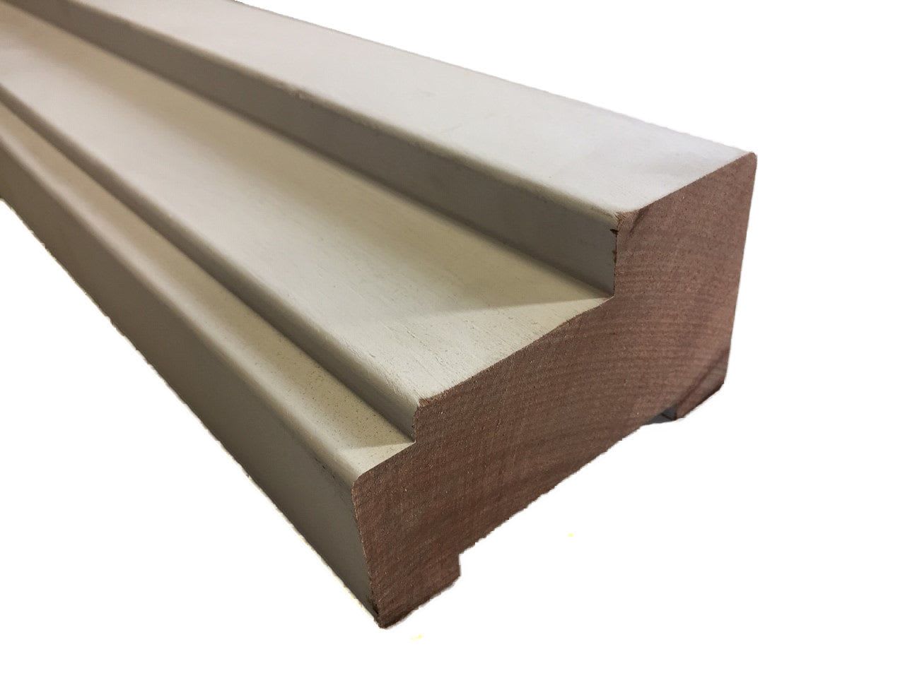 Hardhout 66x110mm 590cm Geprofileerd Model A Gevingerlast Gegrond Brandvertragend 25mm FSC 100%