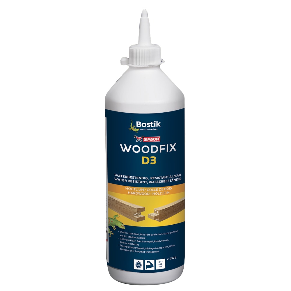Bostik Woodfix D3 750gr Wit