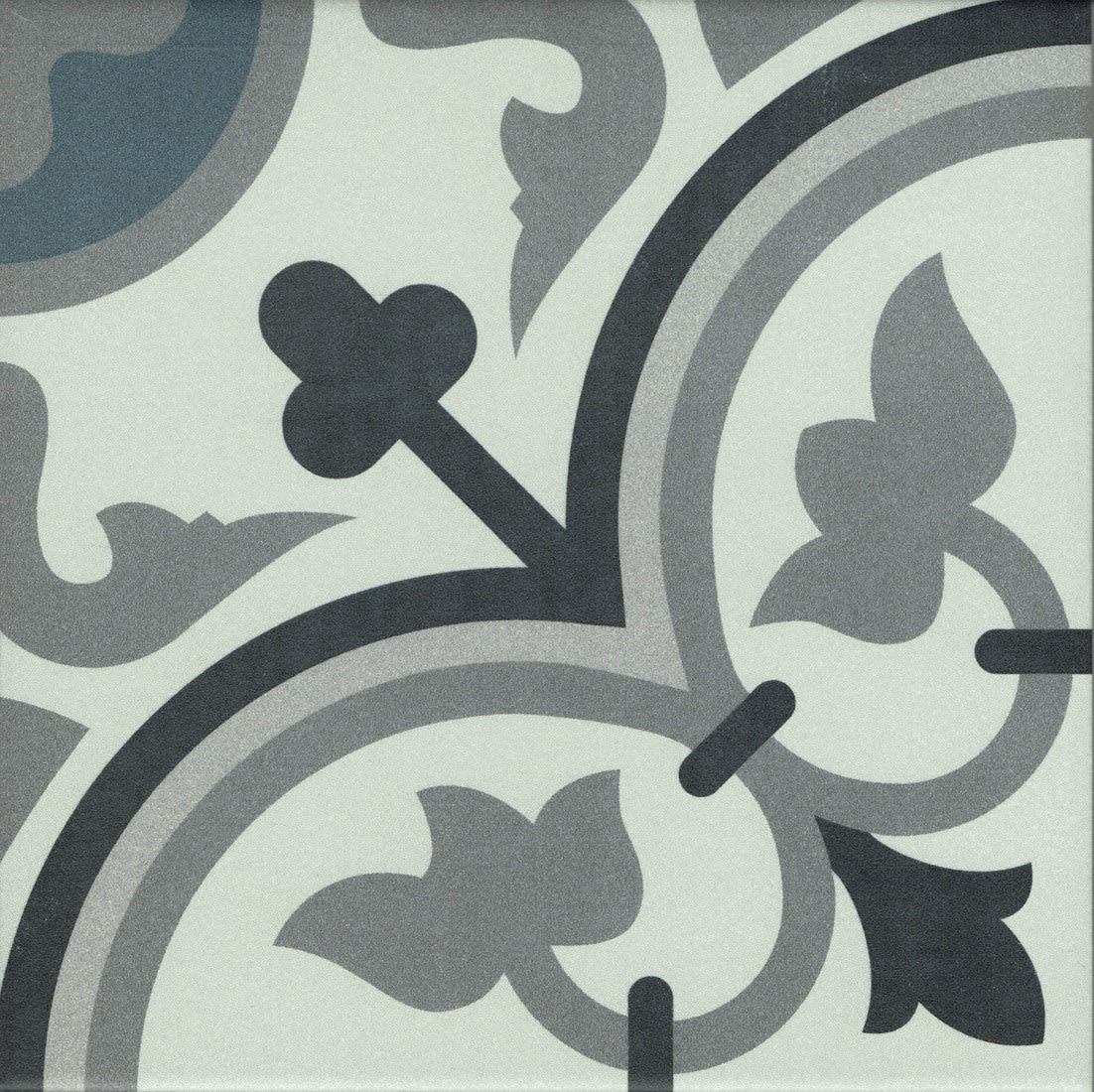 Decortegel La Villette George Bleu 20x20cm 9mm Mat R9