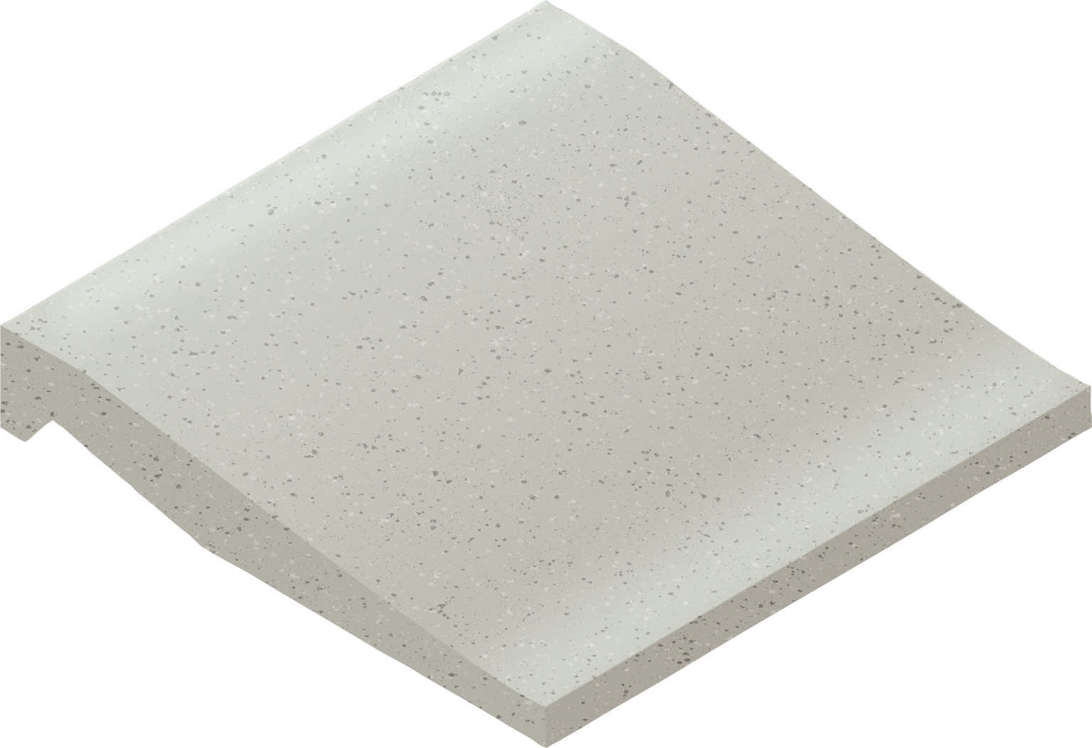 Product afbeelding voor Villeroy & Boch Douchebakplint Pro Architectura 3.0 Secret Grey 15x15cm Mat R10 2602C4600010
