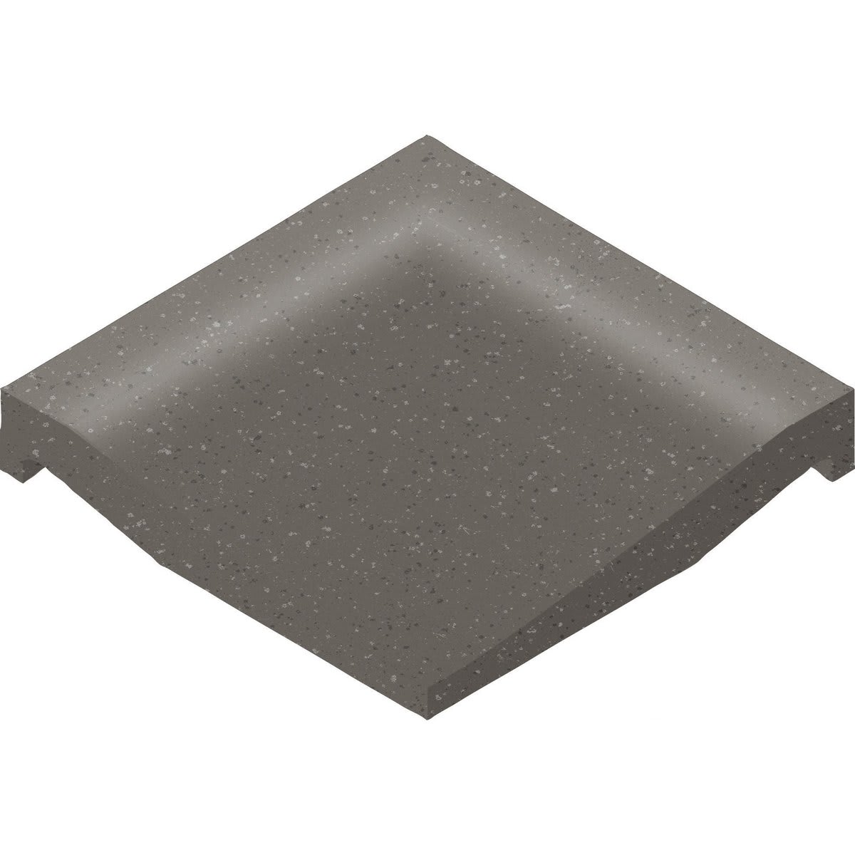 Villeroy & Boch Hoek Pro Architectura 3.0 Solid Grey 15x15cm Mat R10 2603C4900010
