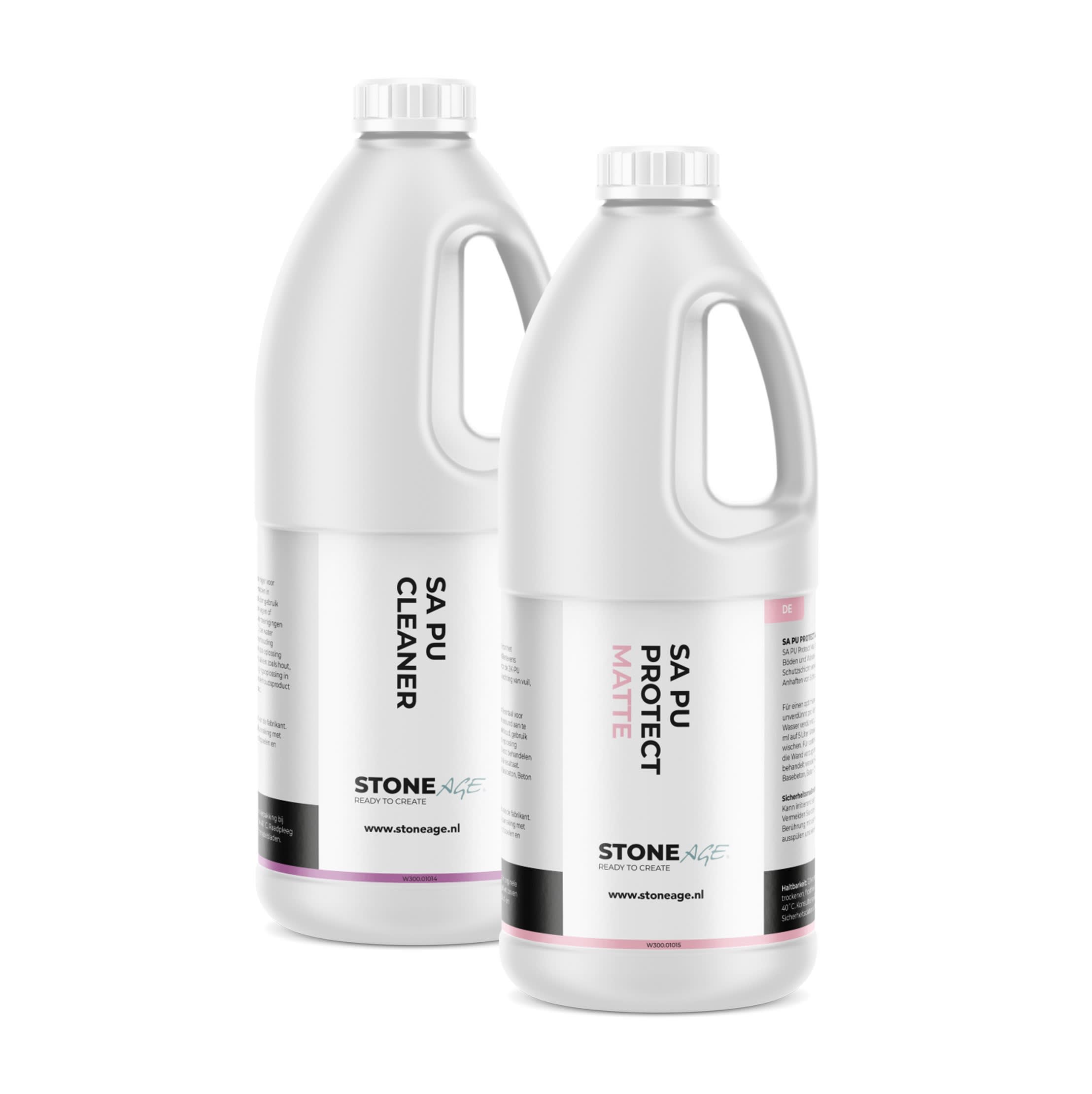 Stone Age PU Onderhoudsset Cleaner 1L En Protect 1L