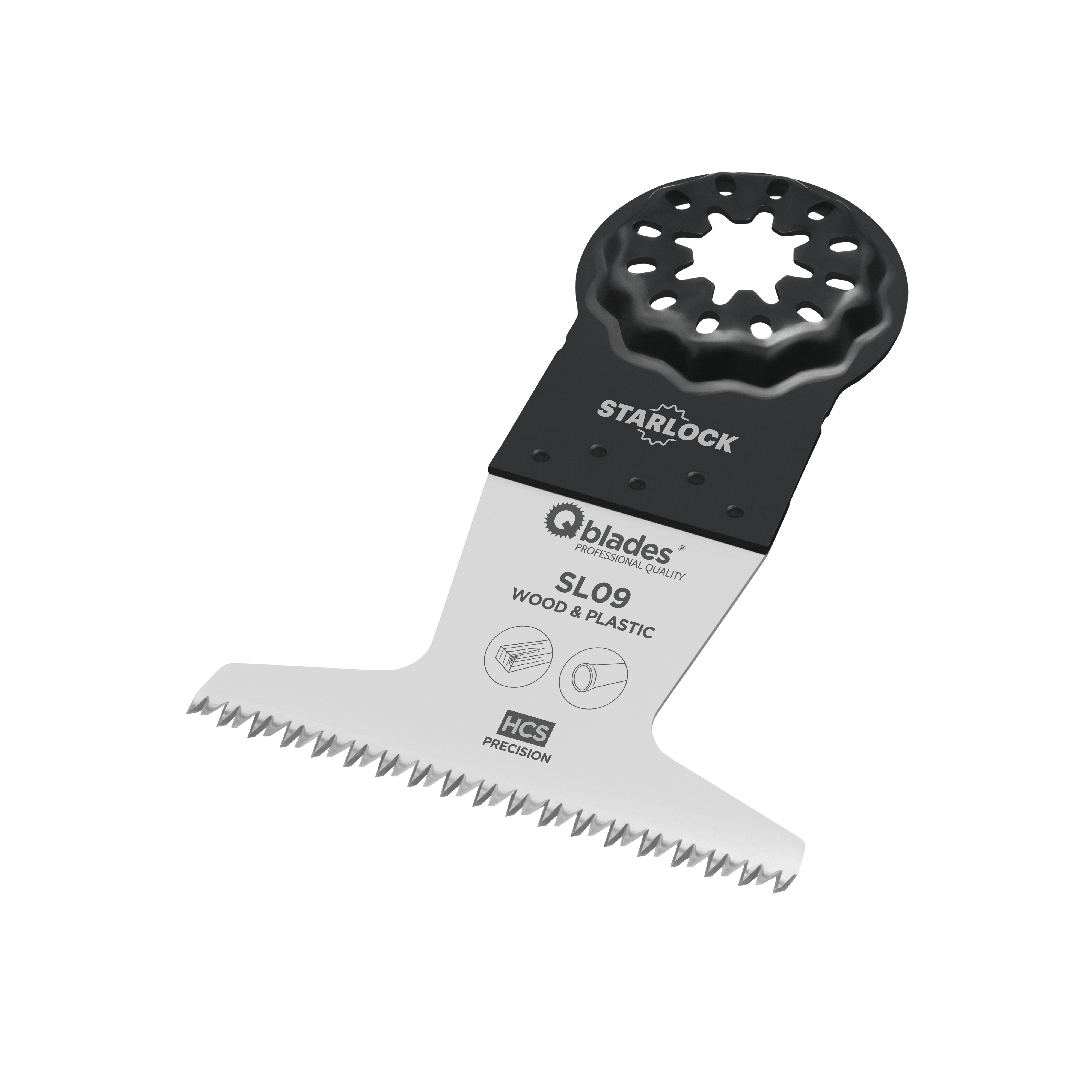 Qblades Multitoolzaagblad Precision SL09 65x50mm HCS 1st