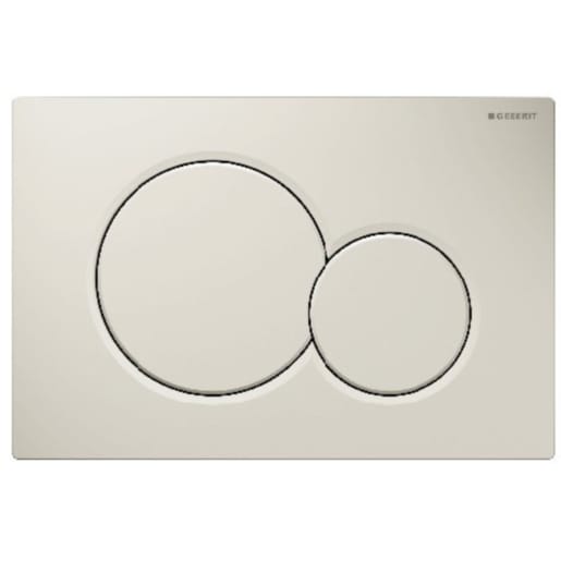 Geberit Sigma 01 Bedieningsplaat 2 Toets Wit