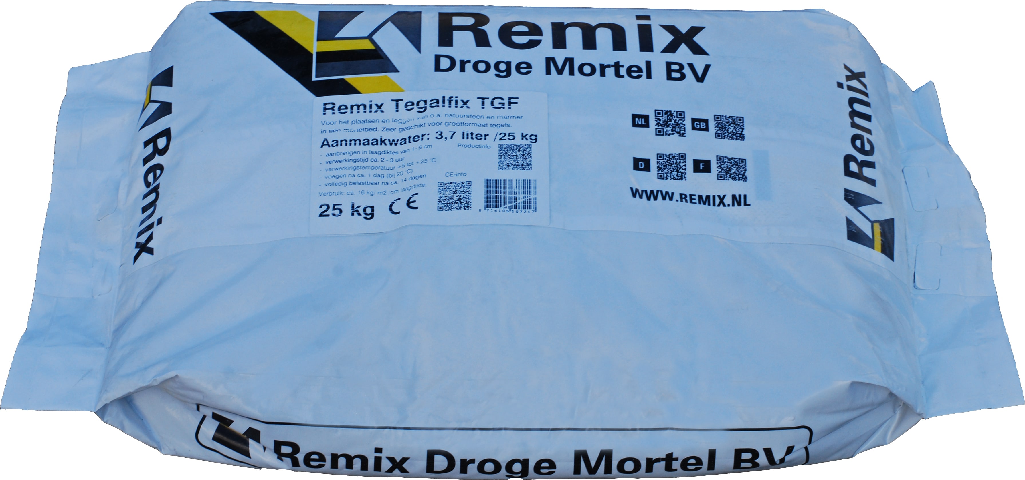 Product afbeelding voor Remix Tegalfix Dikbedmortel 10-50mm 25kg Wit