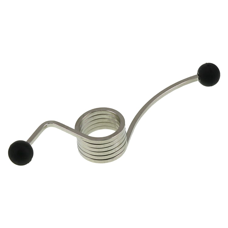 Deurspin Hoekmodel Vernikkeld