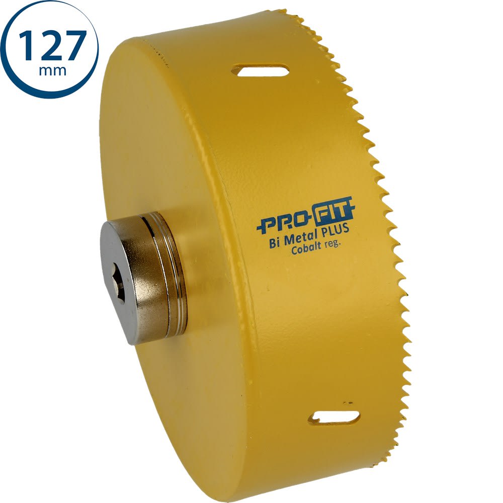 Profit Gatzaag 127mm Bi-Metaal Plus Met Regelmatige Tand En Euro-Hanger Inclusief Geintegreerde Adapter