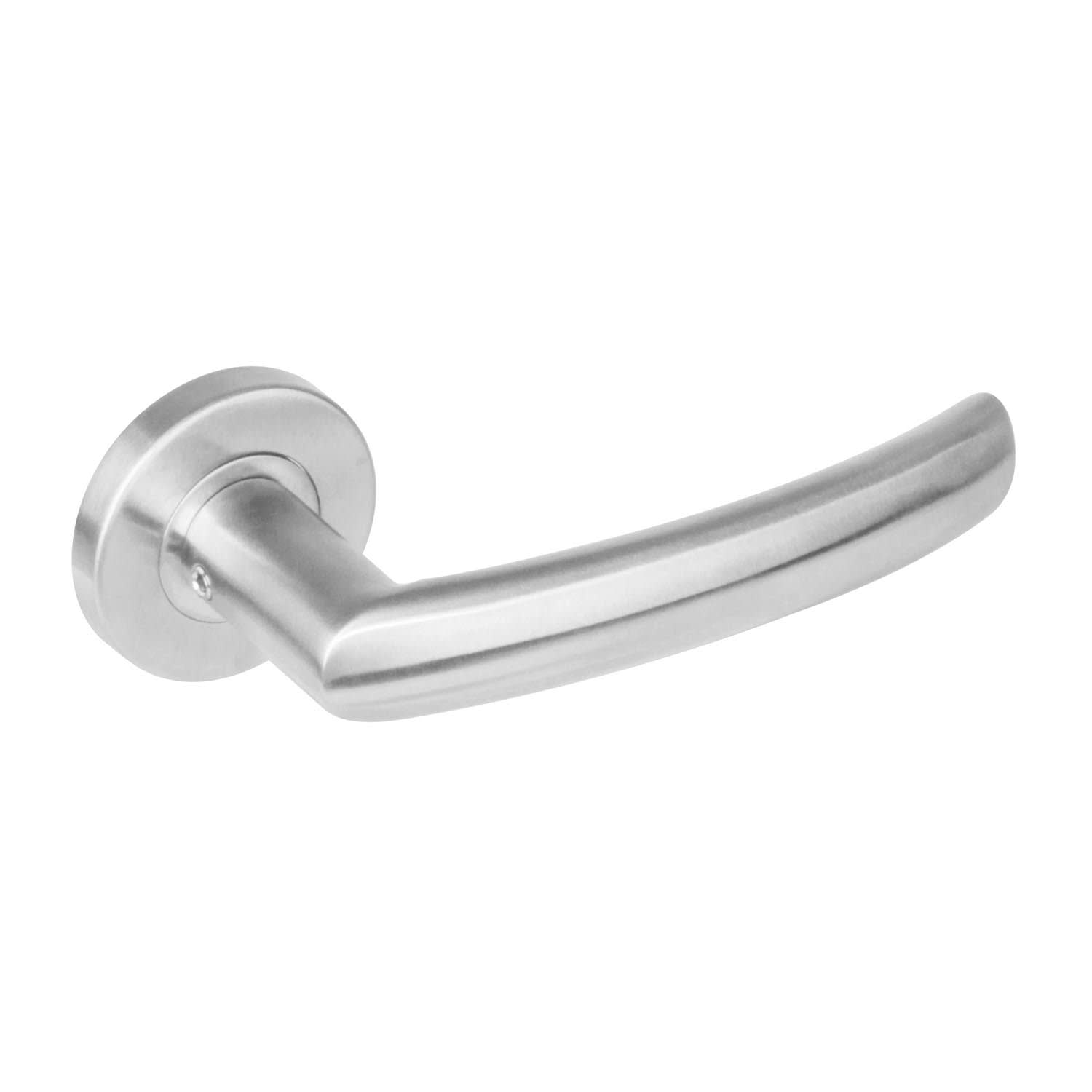 Intersteel Deurkruk Blok Op Rozet 53x8mm Verdekt Met Nokken RVS 1 Paar