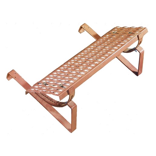 Nedsale Looprooster Dak 400x250mm Met 2 Ophangbeugel Verzinkt Zwart