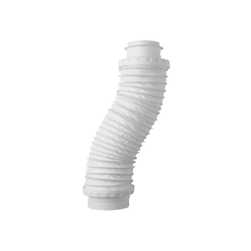 Ubbink Aansluitstuk Flexibel KS 131-125 650mm Aansluitstuk Flexibel KS 131-125 650mm Voor Ventilatiedakdoorvoer Wit