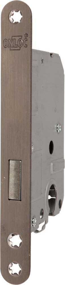Oxloc Kastslot Profielcilinder 1258/17 DIN Links Doornmaat 50mm RVS Grijs