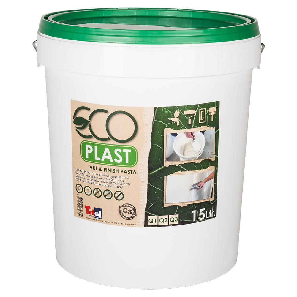 Calstar Eco-Plast Vulpasta 15L Wit In Emmer